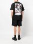 44 LABEL GROUP T-shirt met grafische print Zwart - Thumbnail 2