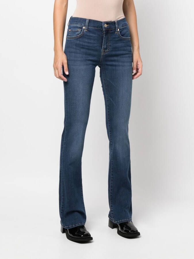 7 For All Mankind Bootcut jeans Blauw