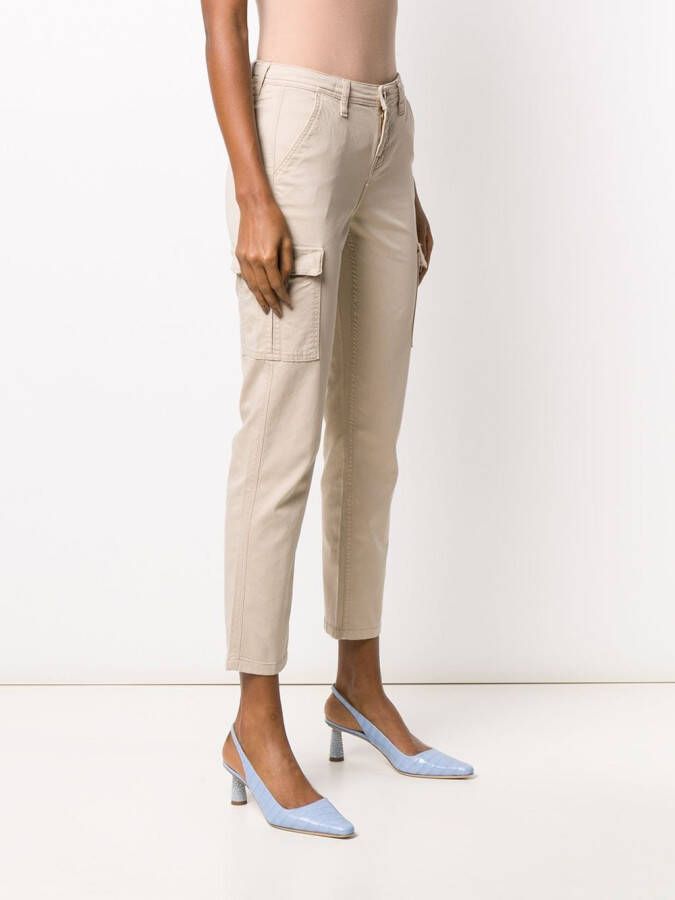 7 For All Mankind Cropped broek Beige