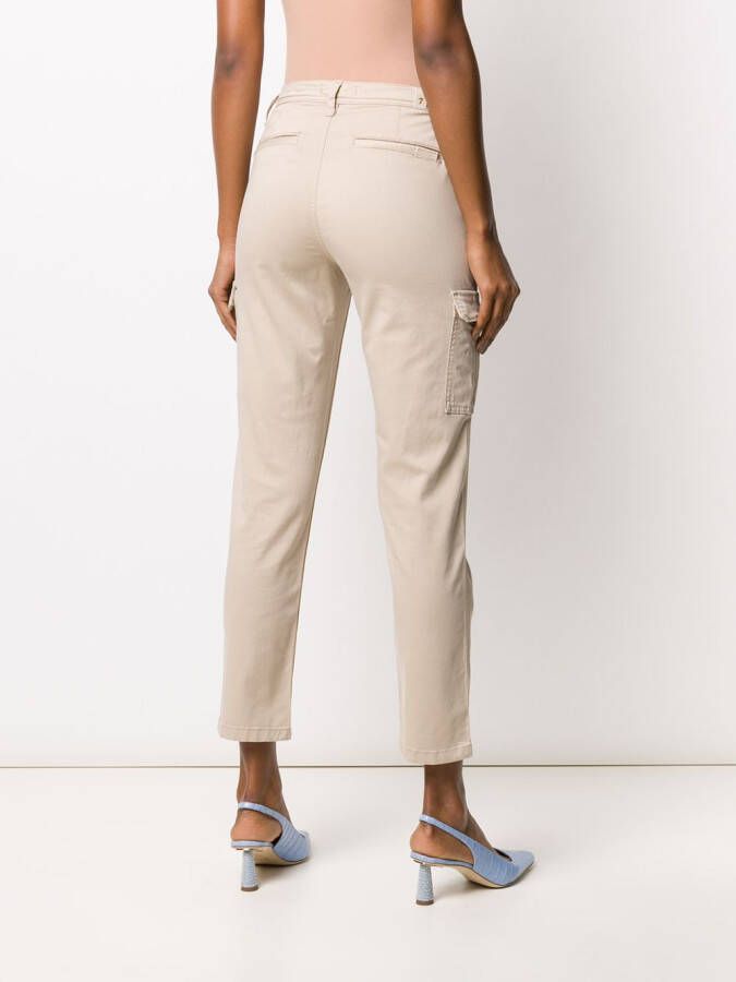 7 For All Mankind Cropped broek Beige