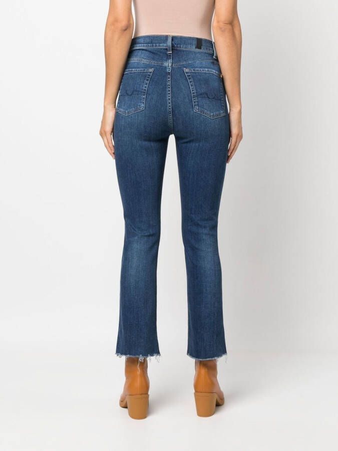 7 For All Mankind Cropped jeans Blauw