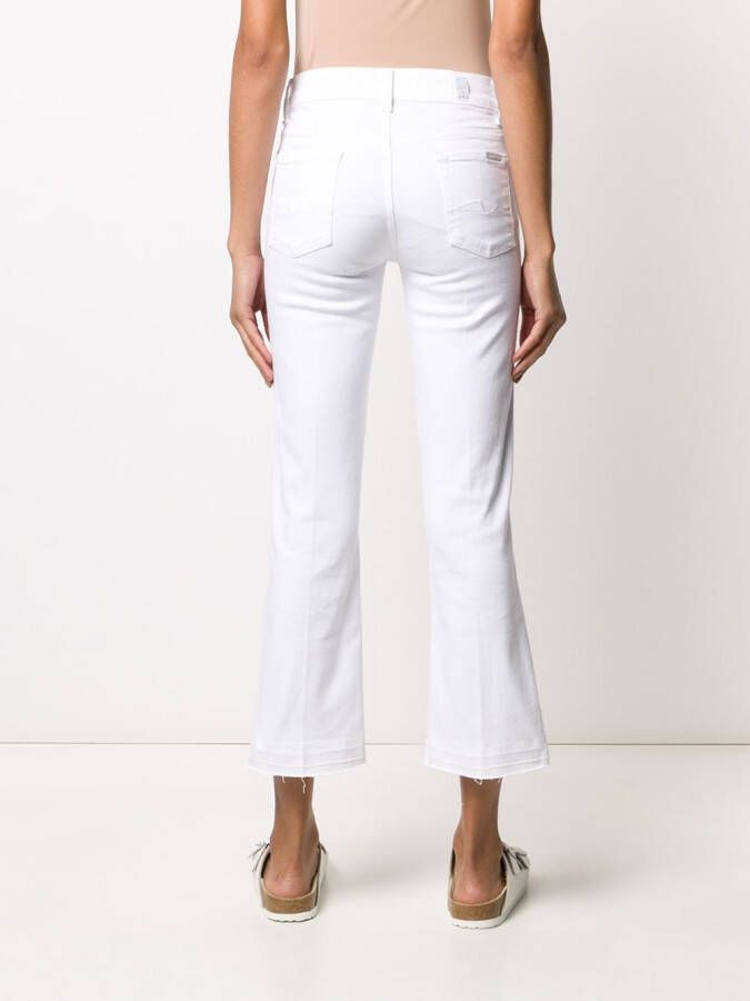 7 For All Mankind Cropped jeans Wit