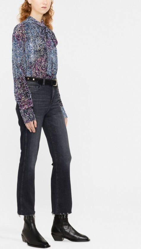 7 For All Mankind Cropped jeans Zwart