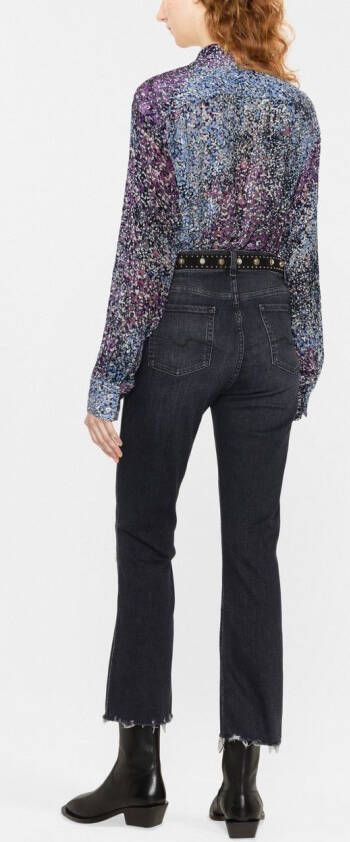 7 For All Mankind Cropped jeans Zwart