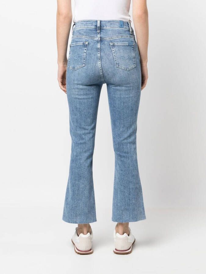 7 For All Mankind Cropped jeans Blauw