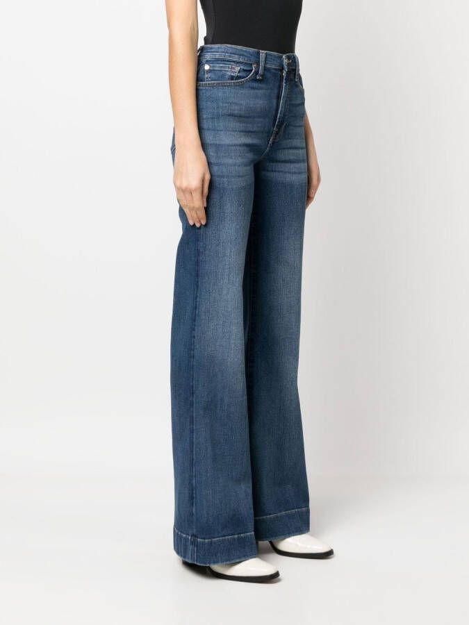 7 For All Mankind Flared jeans Blauw