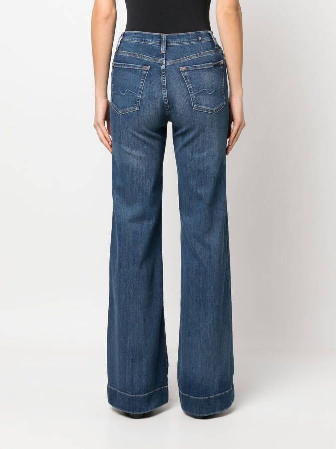 7 For All Mankind Flared jeans Blauw