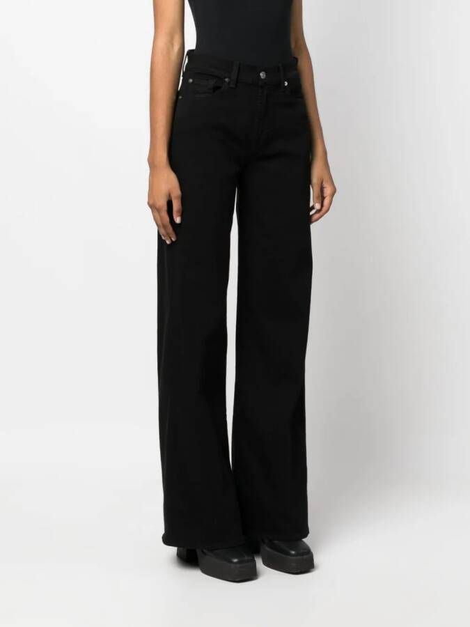 7 For All Mankind Flared jeans Zwart