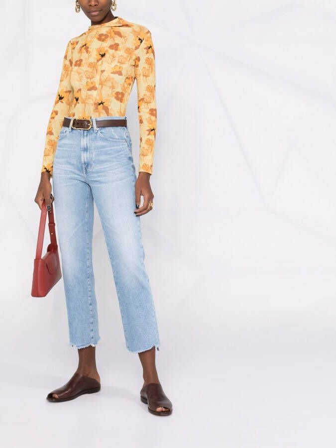 7 For All Mankind High waist jeans Blauw