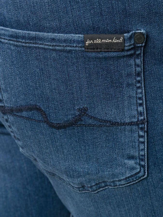 7 For All Mankind Jeans met tape Blauw