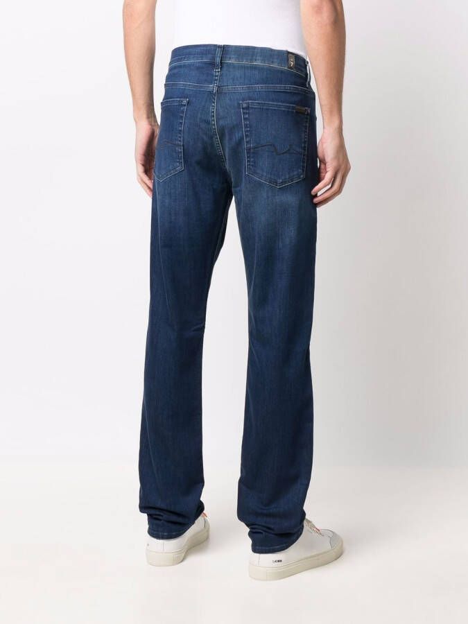 7 For All Mankind Jeans met vervaagd-effect Blauw