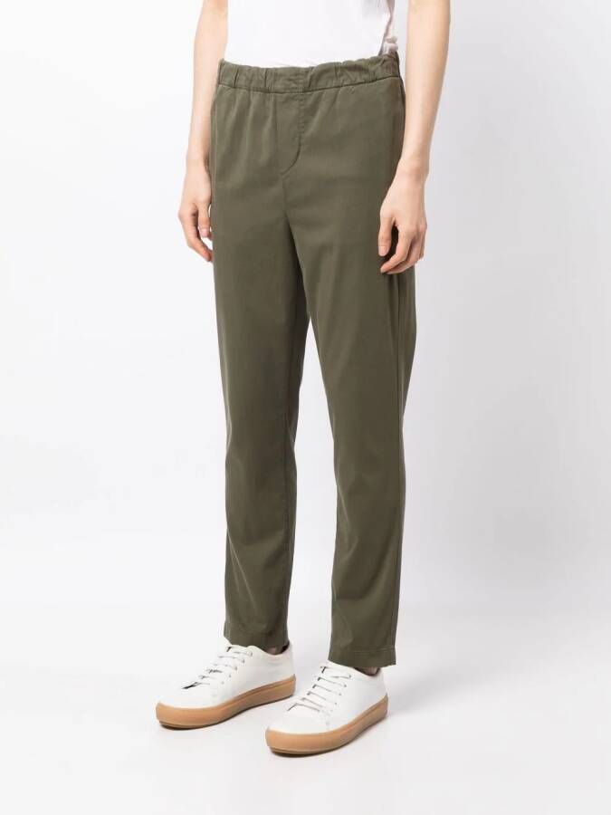 7 For All Mankind Chino met logopatch Groen