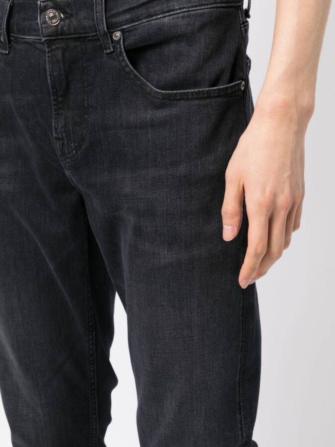 7 For All Mankind Slim-fit jeans Zwart
