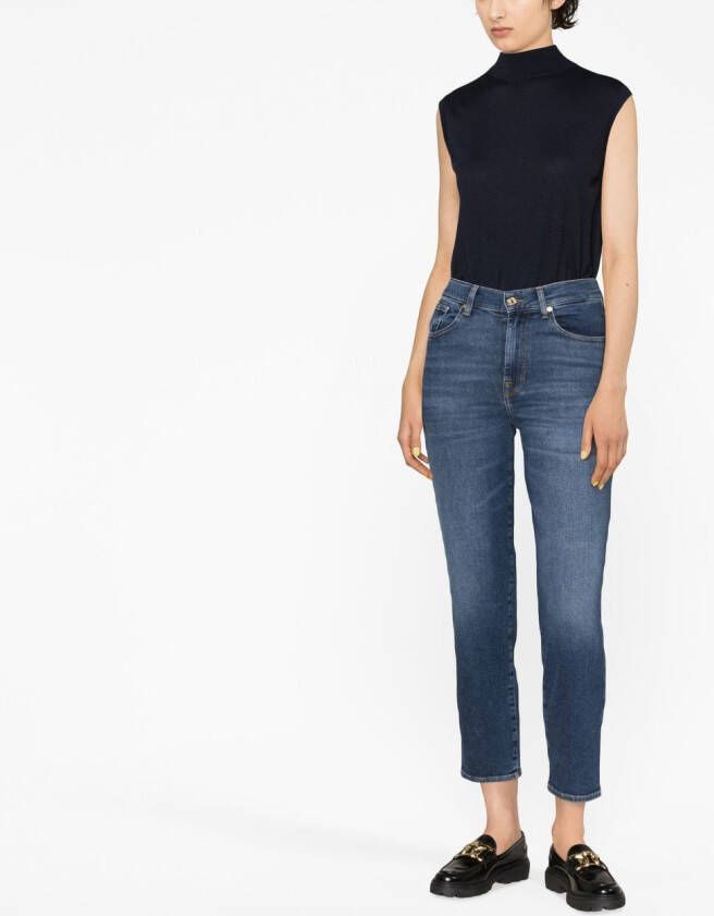 7 For All Mankind Skinny jeans Blauw