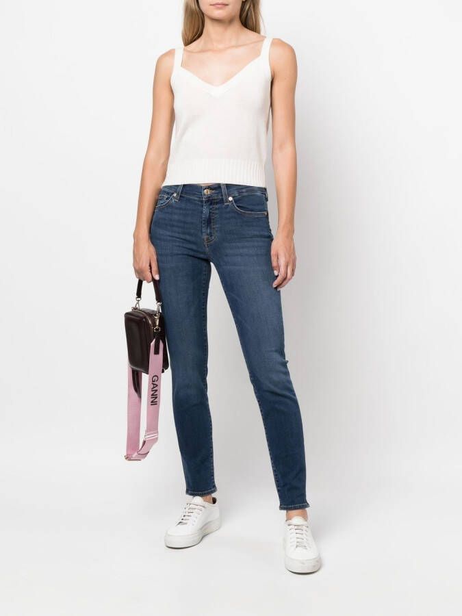 7 For All Mankind Skinny jeans Blauw