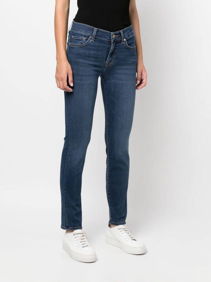 7 For All Mankind Skinny jeans Blauw