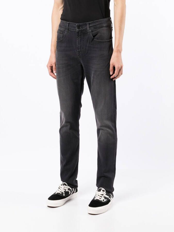 7 For All Mankind Skinny jeans Zwart