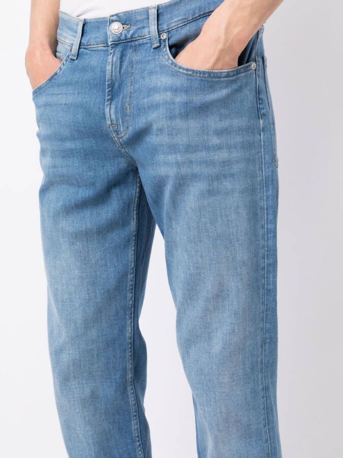 7 For All Mankind Jeans met stonewashed-effect Blauw