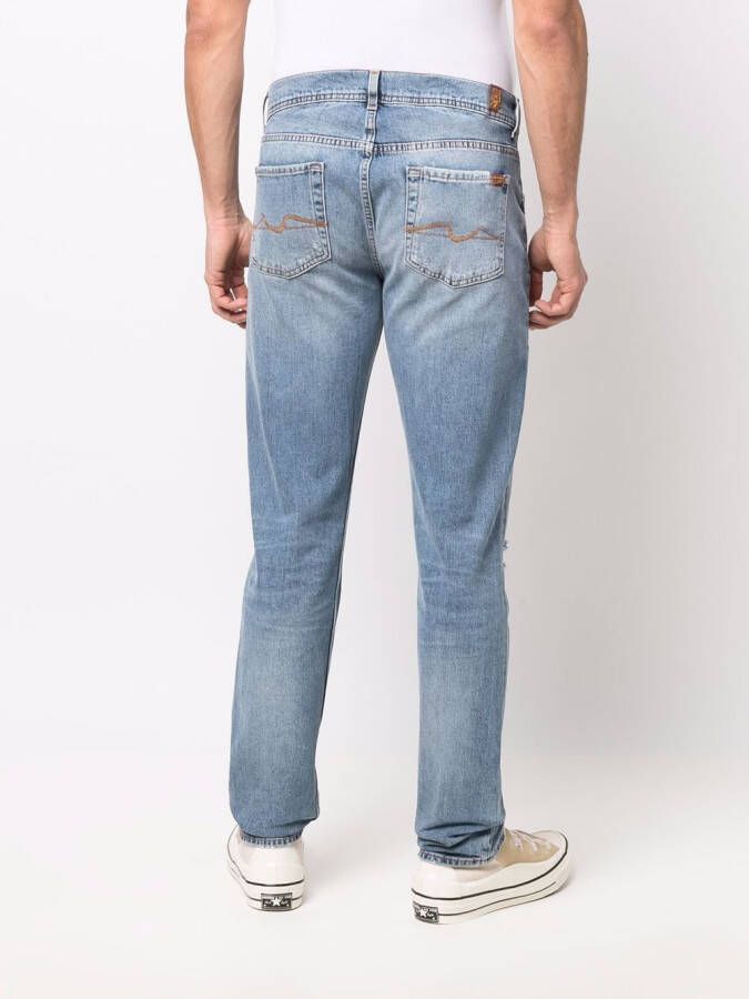 7 For All Mankind Straight jeans Blauw