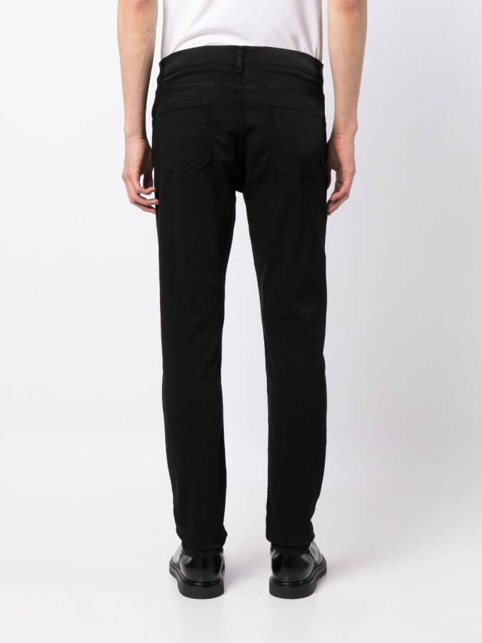 7 For All Mankind Slim-fit jeans Zwart