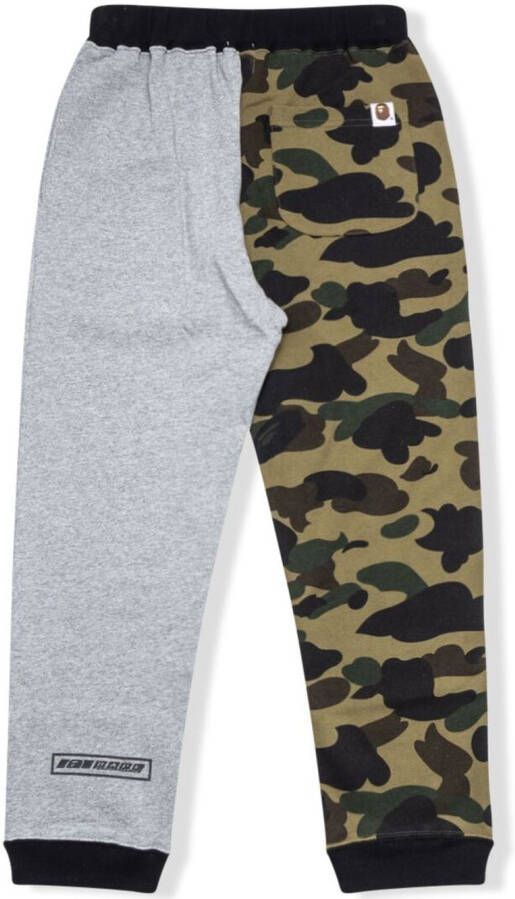 A BATHING APE Trainingsbroek met camouflageprint Groen