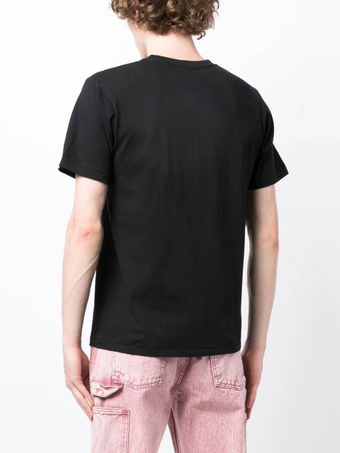 A BATHING APE T-shirt met logopatch Zwart