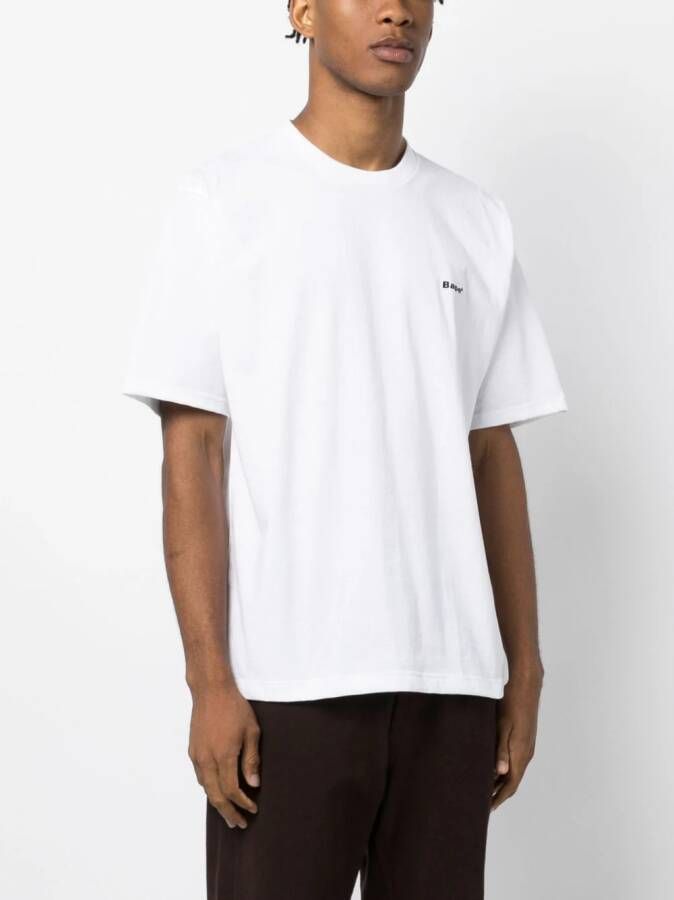 A BATHING APE T-shirt met logopatch Wit