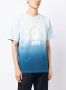 A BATHING APE T-shirt met logoprint Blauw - Thumbnail 3