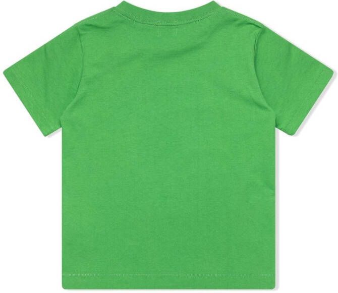 A BATHING APE T-shirt met print Groen