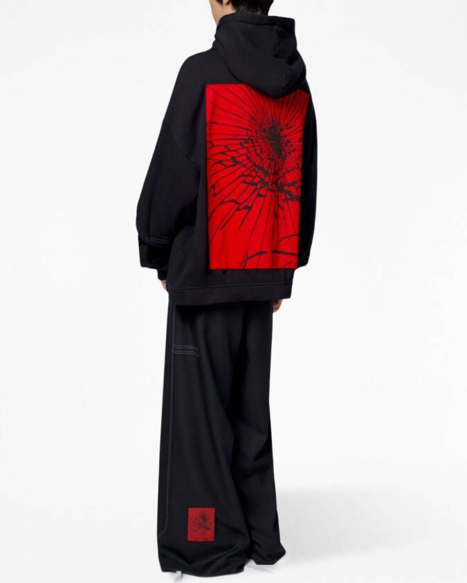 A BETTER MISTAKE Berlin hoodie met print Zwart