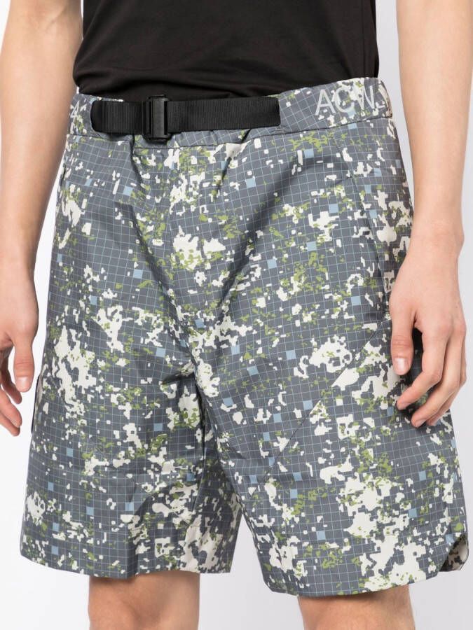 A-COLD-WALL* Bermuda shorts met ceintuur Veelkleurig