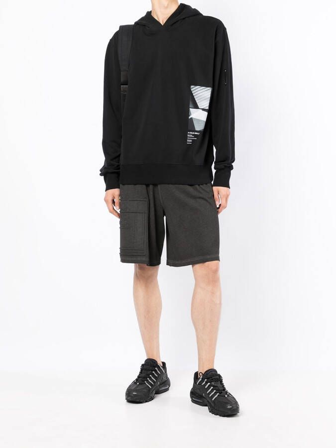 A-COLD-WALL* Bermuda shorts met elastische taille Zwart