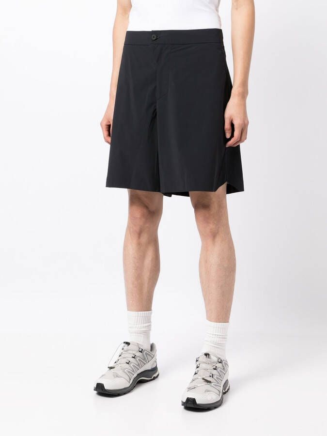 A-COLD-WALL* Bermuda shorts met wijde pijpen Zwart