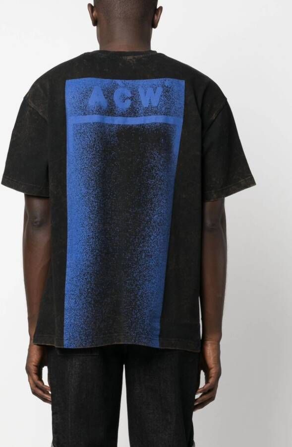 A-COLD-WALL* Bouchards katoenen T-shirt Zwart