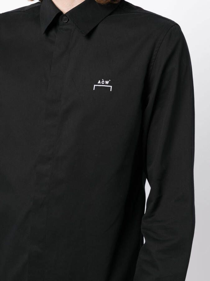 A-COLD-WALL* Overhemd met logo Zwart