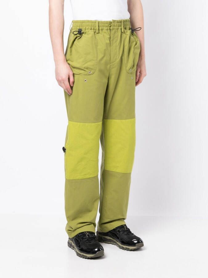 A-COLD-WALL* Broek met contrasterend vlak Groen