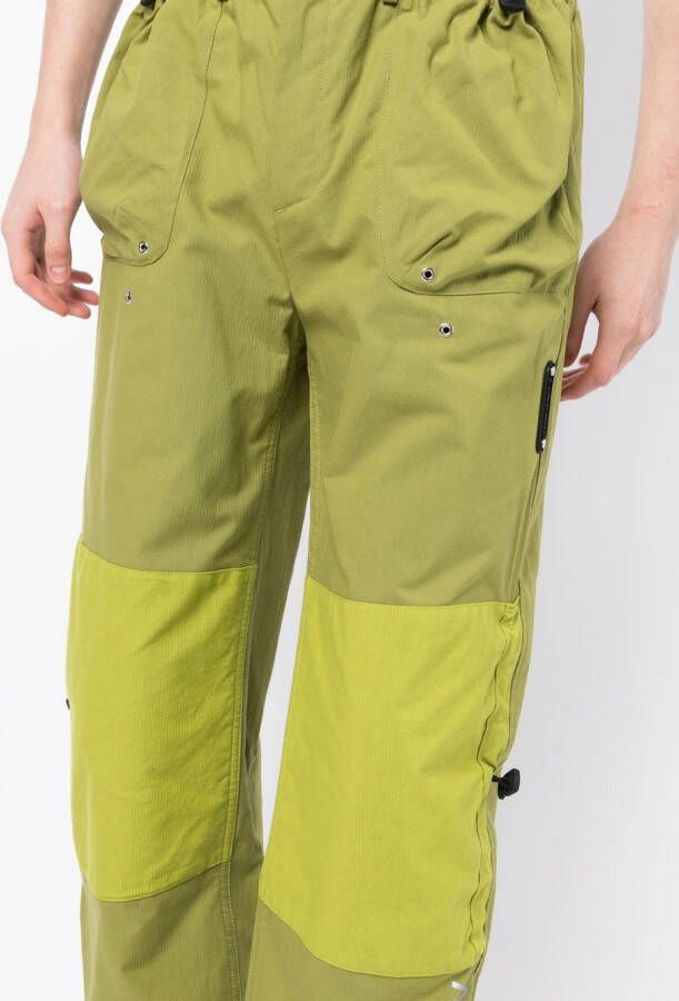 A-COLD-WALL* Broek met contrasterend vlak Groen