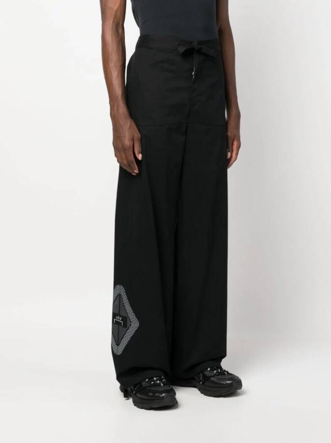 A-COLD-WALL* Broek met wijde pijpen Zwart
