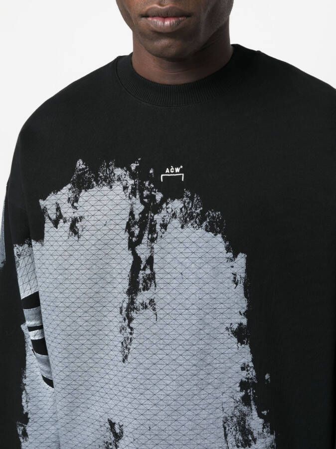 A-COLD-WALL* Sweater met print Zwart