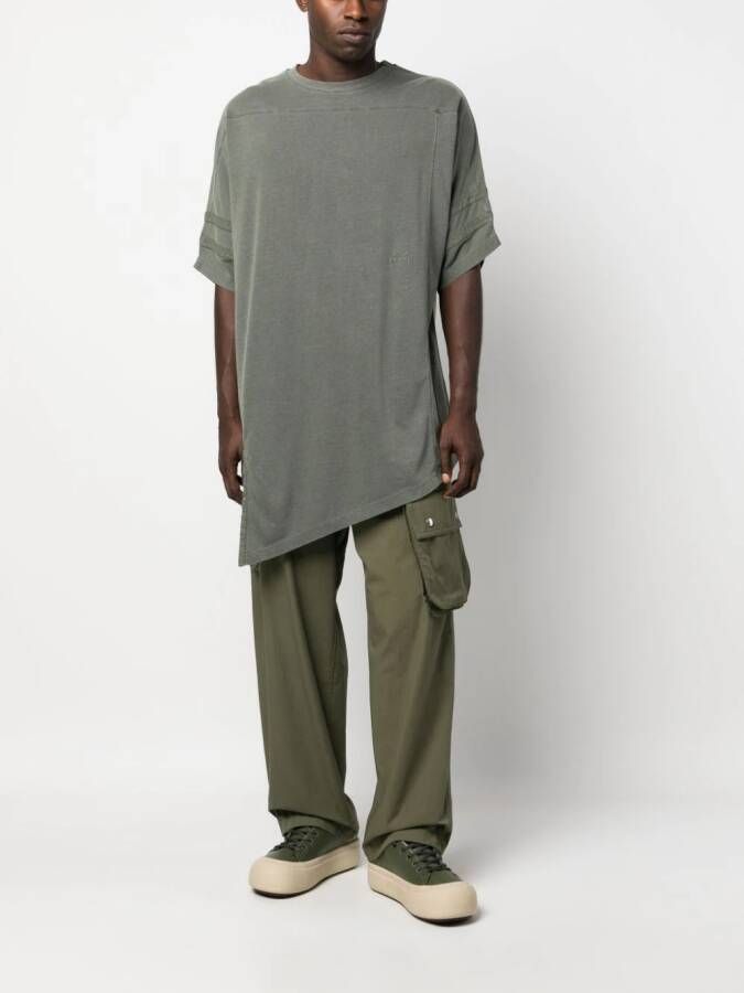 A-COLD-WALL* Asymmetrisch T-shirt Groen