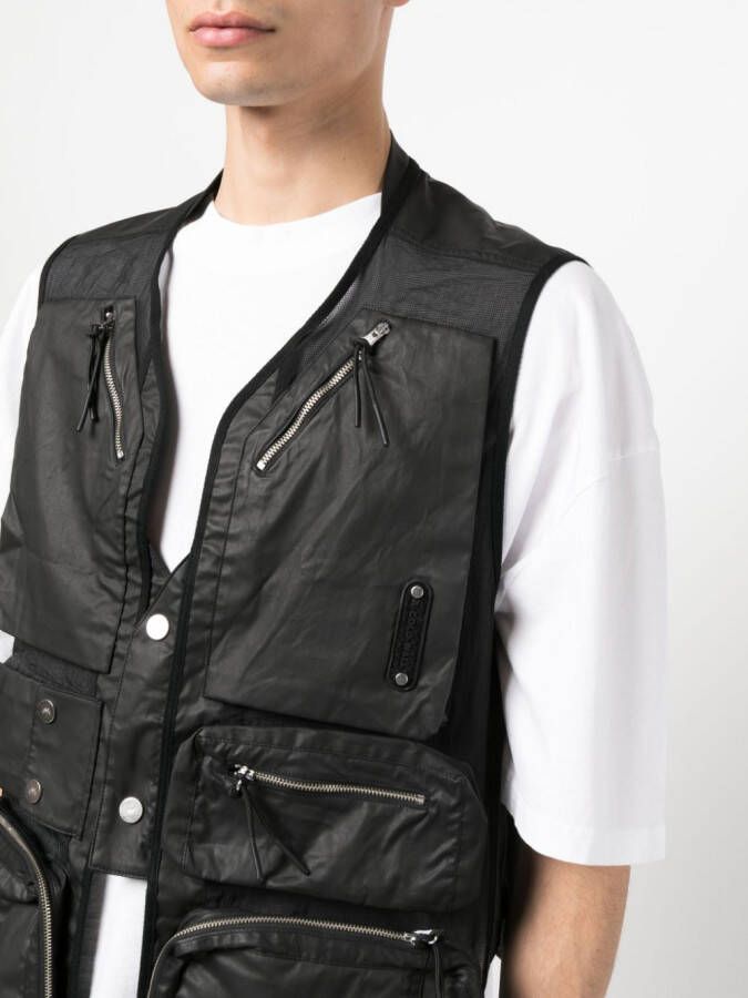 A-COLD-WALL* Katoenen gilet Zwart