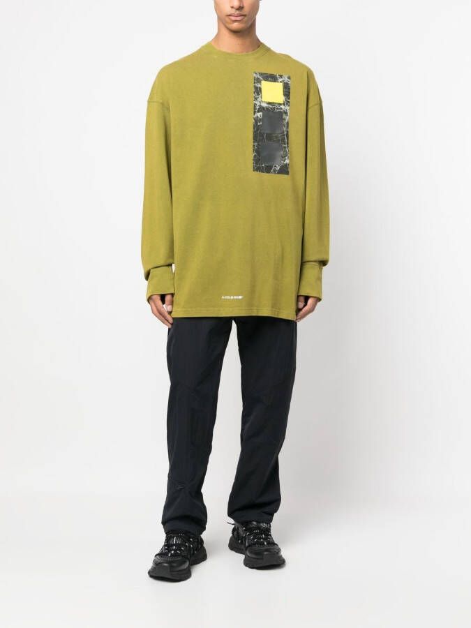 A-COLD-WALL* T-shirt met lange mouwen Groen