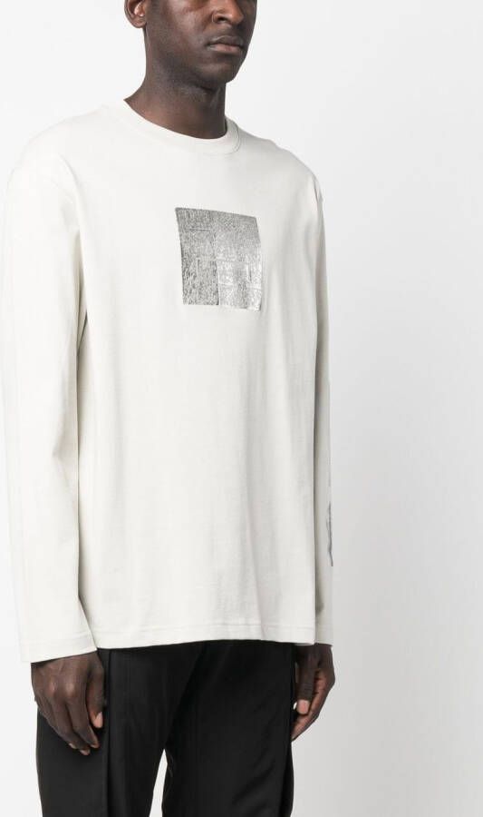 A-COLD-WALL* T-shirt met lange mouwen Beige