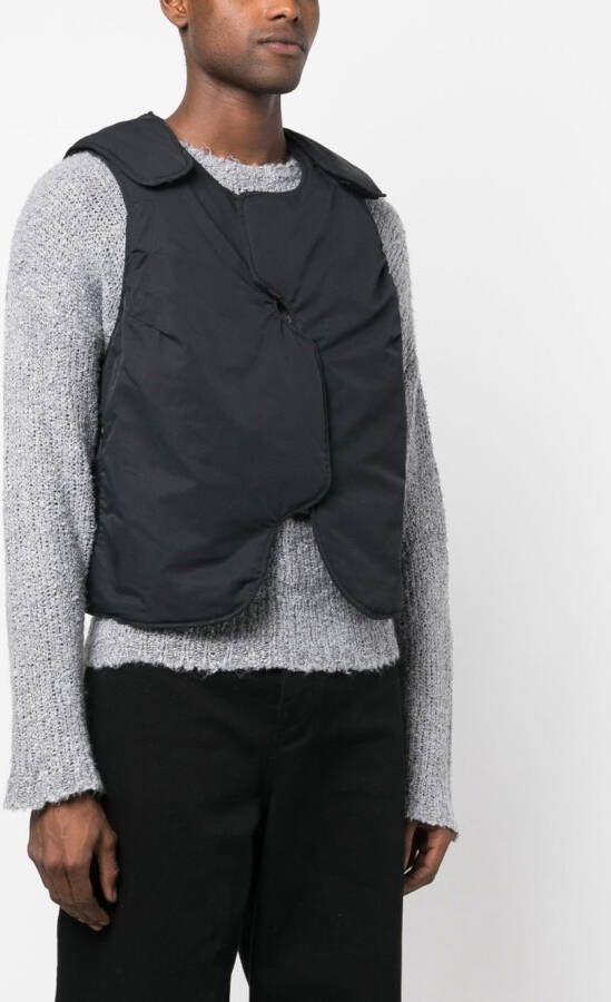 A-COLD-WALL* Asymmetrische bodywarmer Zwart