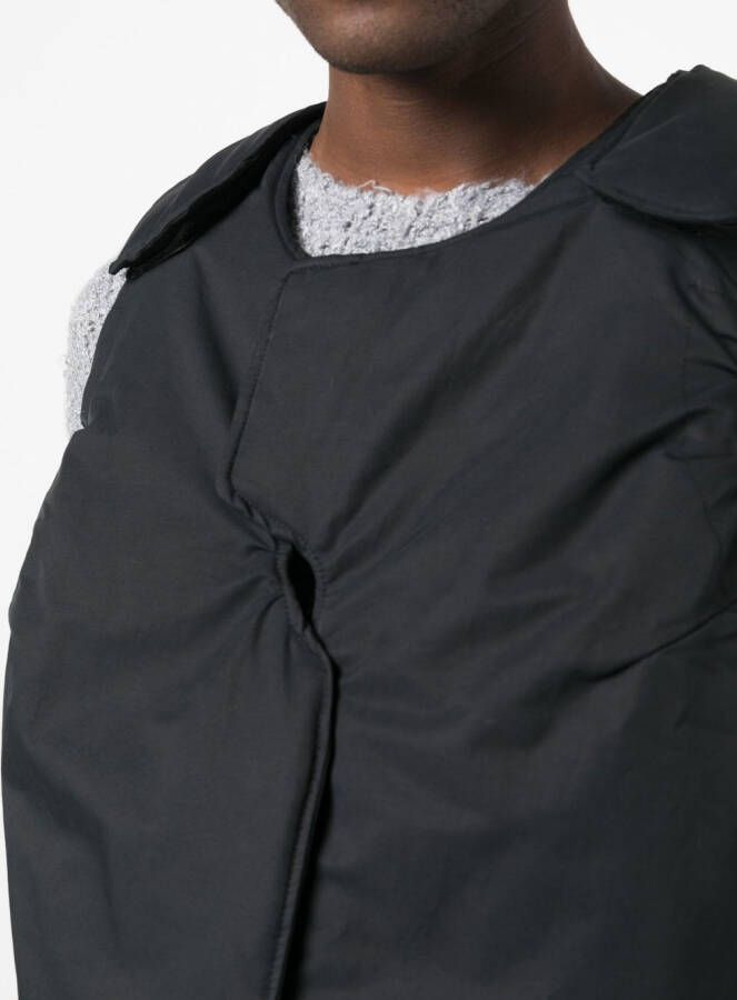 A-COLD-WALL* Asymmetrische bodywarmer Zwart