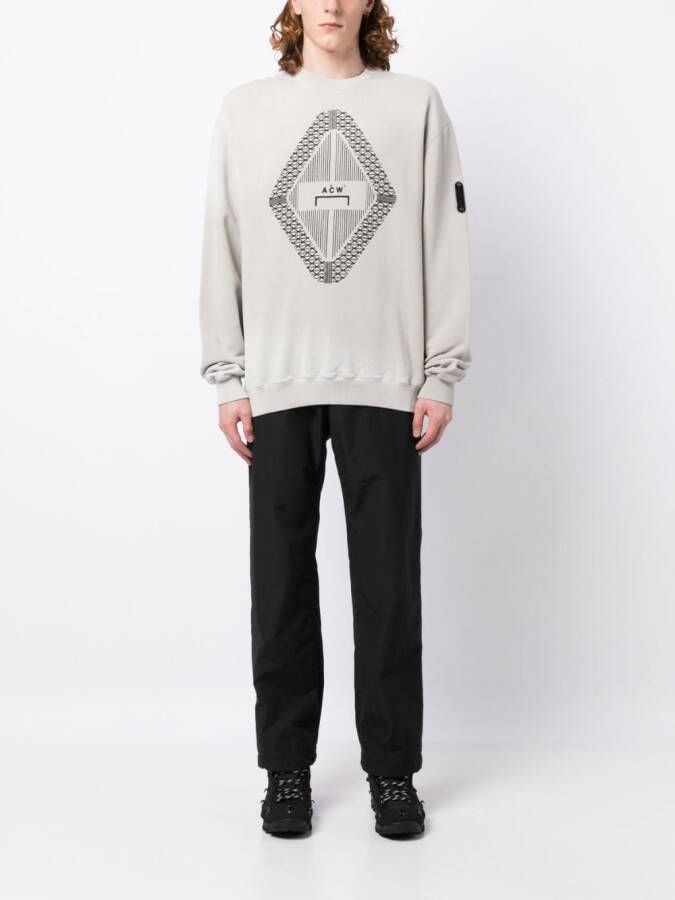 A-COLD-WALL* Sweater met logoprint Grijs