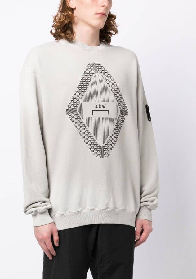 A-COLD-WALL* Sweater met logoprint Grijs
