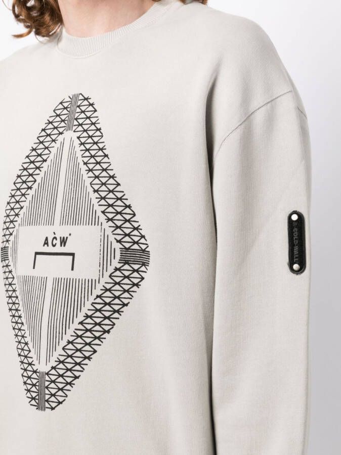 A-COLD-WALL* Sweater met logoprint Grijs