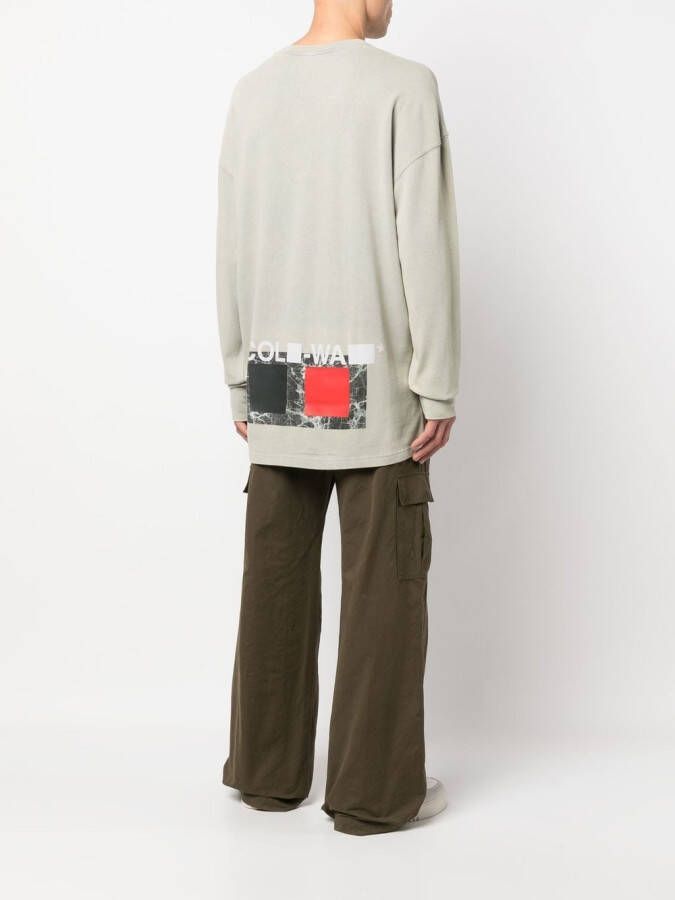 A-COLD-WALL* T-shirt met grafische print Beige