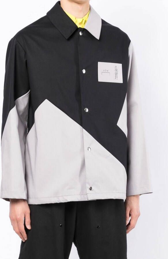 A-COLD-WALL* Jack met colourblocking Zwart